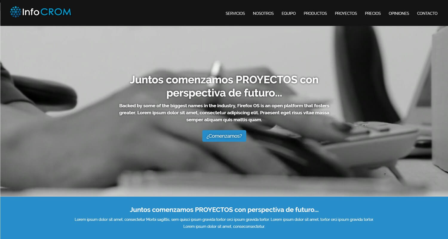 Proyecto Web ENTERPRISE | Sitio Web TÉCNICO